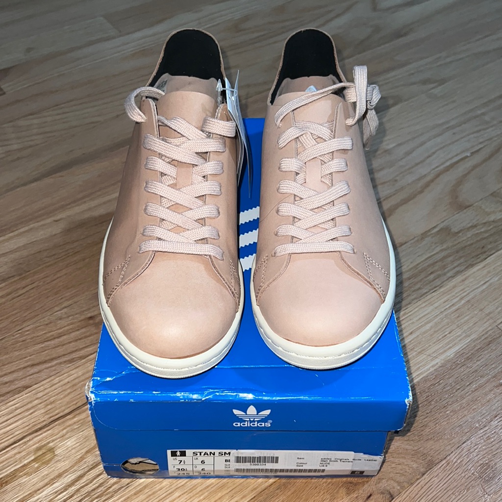 Adidas Stan Smith Leather Nude Size 7 1/2
